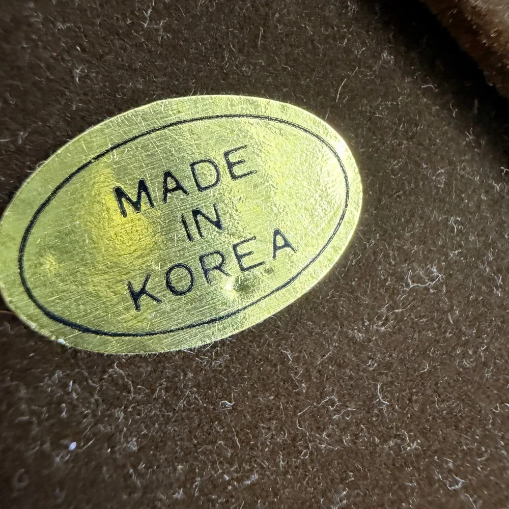 Vintage Made in Korea Silver Tone 4x6 Photo Frame Ornate Velvet Back Easel